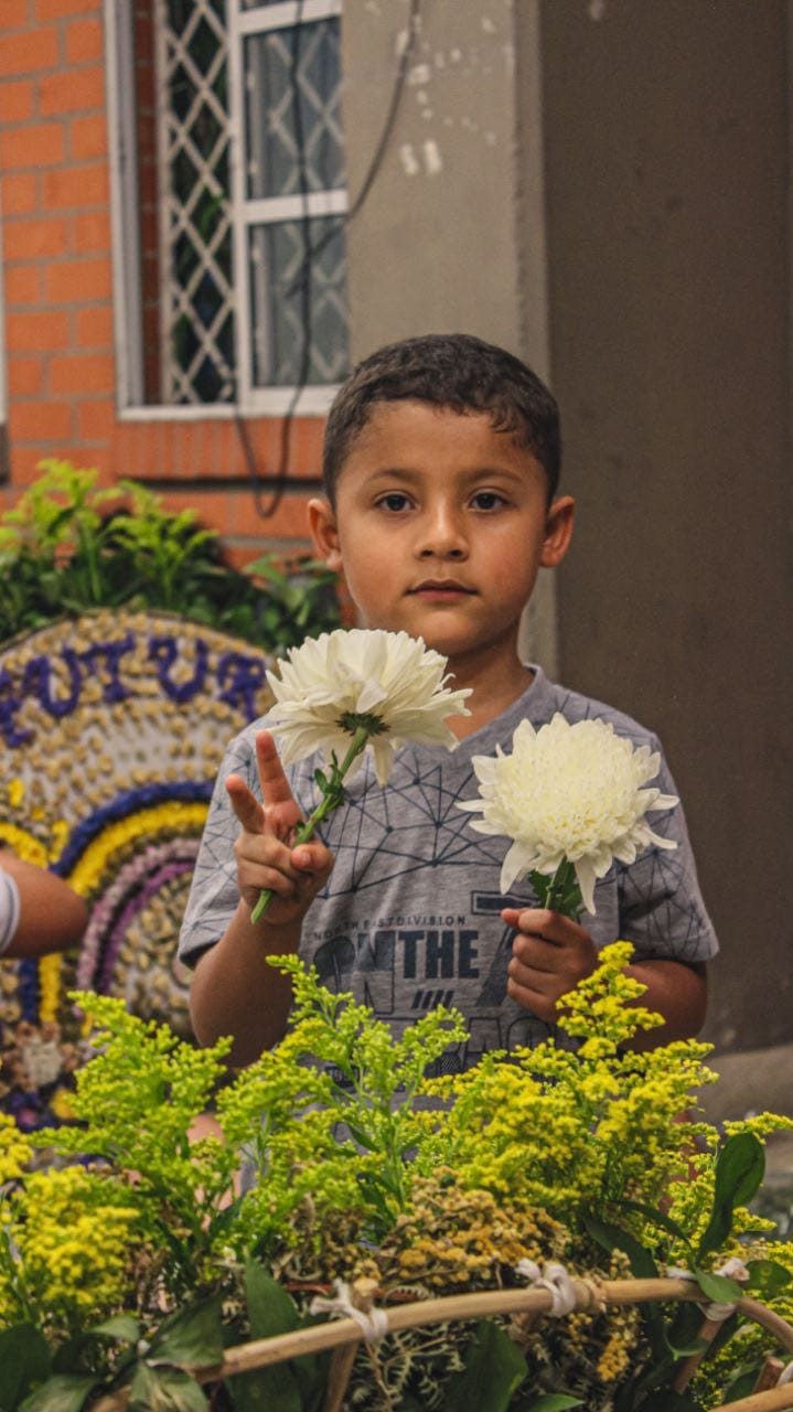 Desfile Silleteritos Comunales-Comuna 9 Buenos Aires