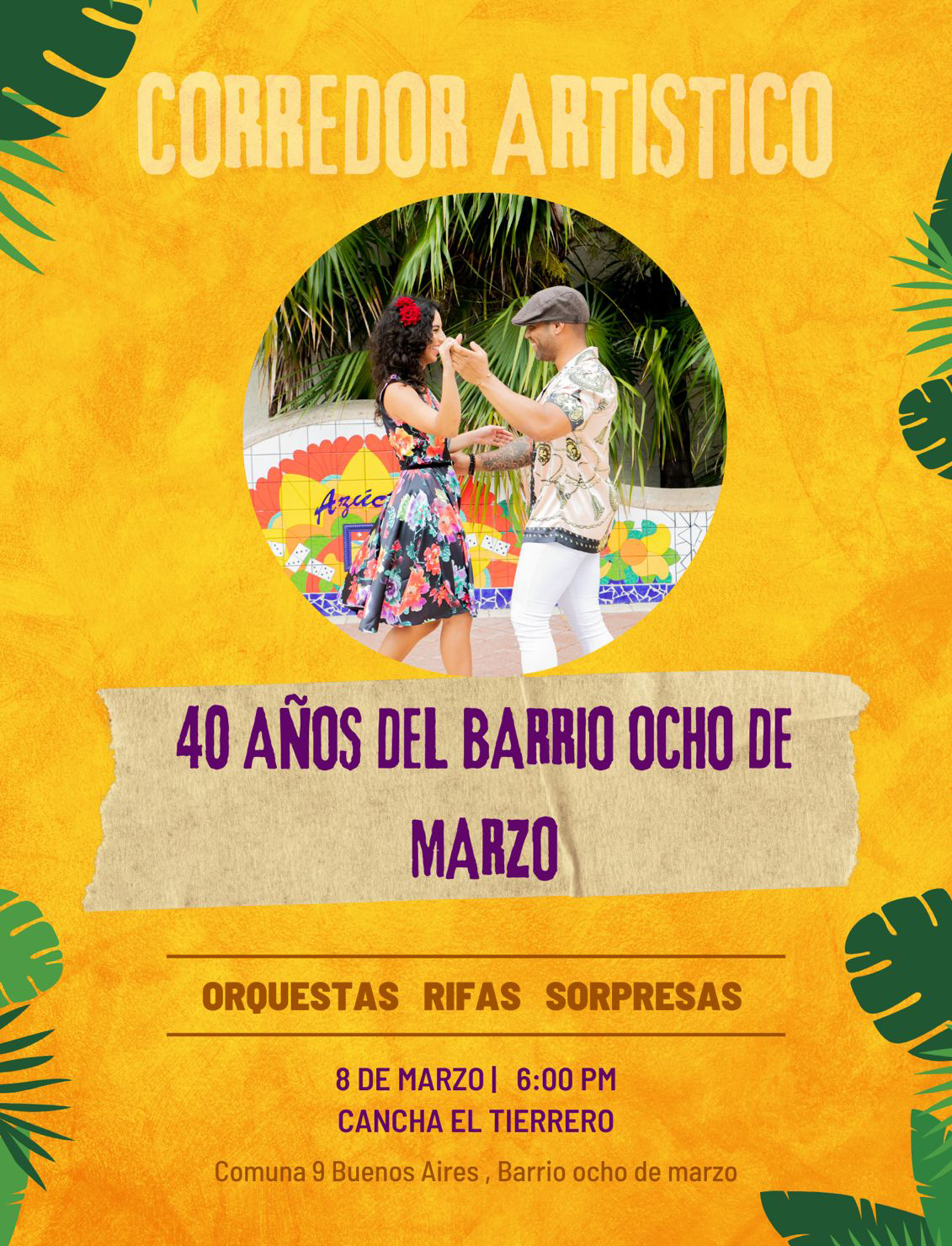 Aniversario Barrio 8 de marzo.