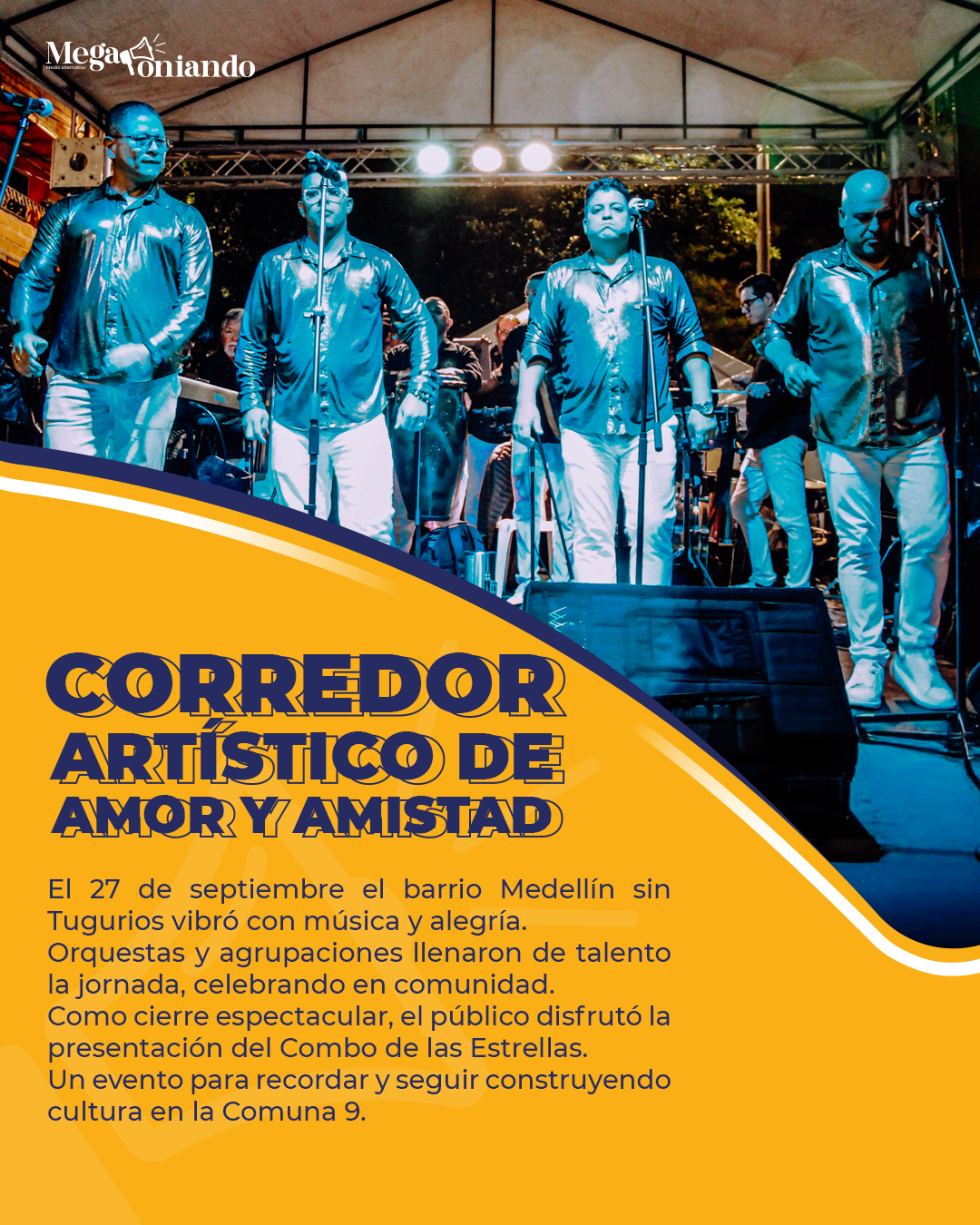 Una vez más, la agenda cultural priorizada por Presupuesto Participatívo en el barrio Medellín sin tugurios.