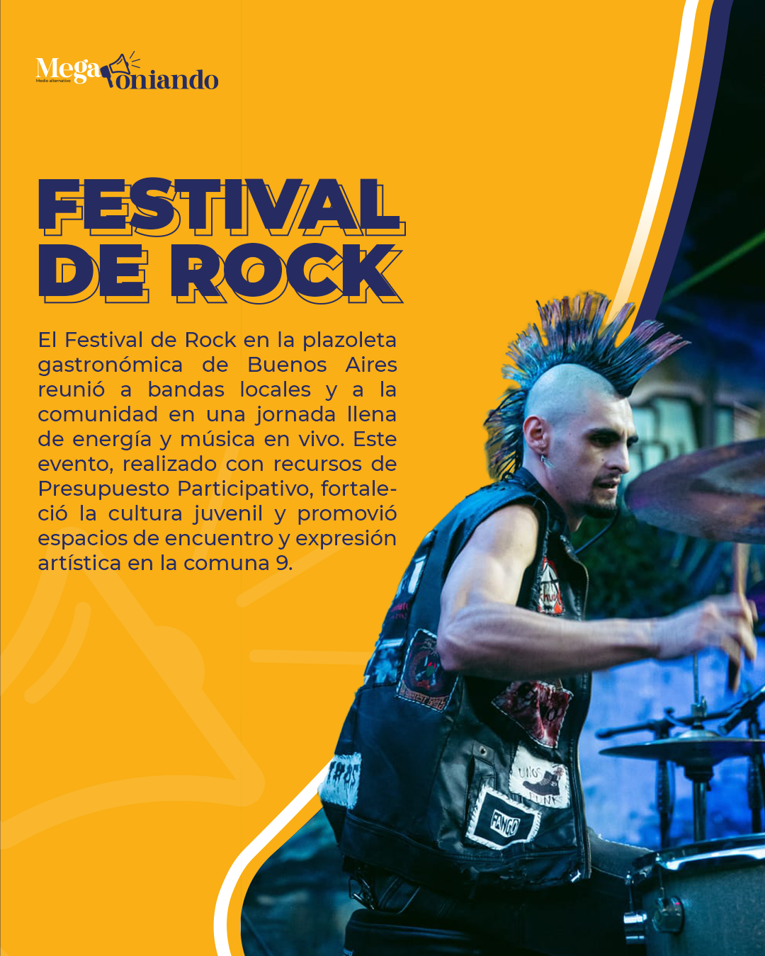 Festival del Rock en la Comuna 9: Un Escenario para la Música y la Comunidad.