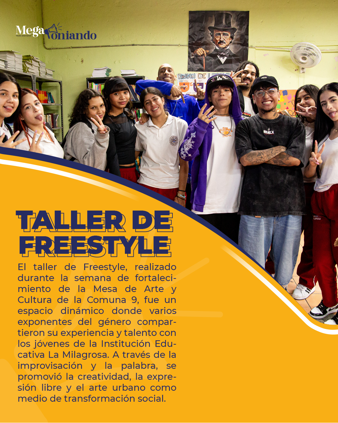 El Freestyle como voz de la juventud: arte, creatividad y transformación en La Milagrosa