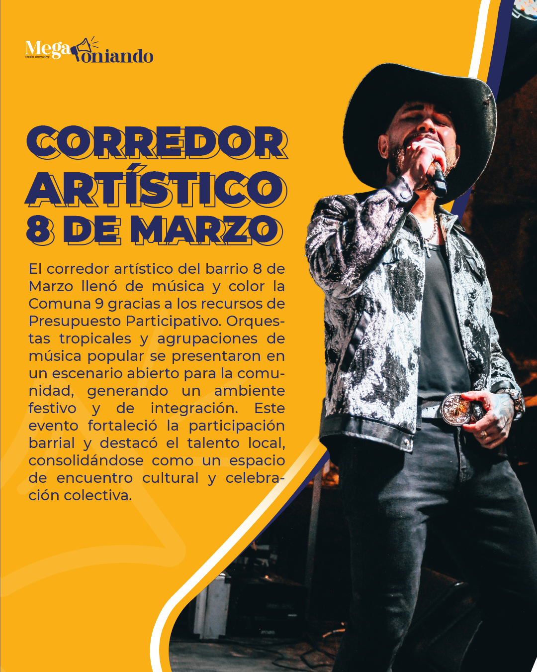 Corredor Artístico 8 de Marzo: Un Camino de Arte, Identidad y Comunidad.